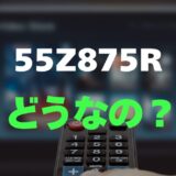 【レビュー】REGZA 55Z875Rのリアルな口コミと評判を調査！Mini LED×量子ドットの圧倒的画質