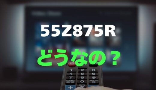 【レビュー】REGZA 55Z875Rのリアルな口コミと評判を調査！Mini LED×量子ドットの圧倒的画質